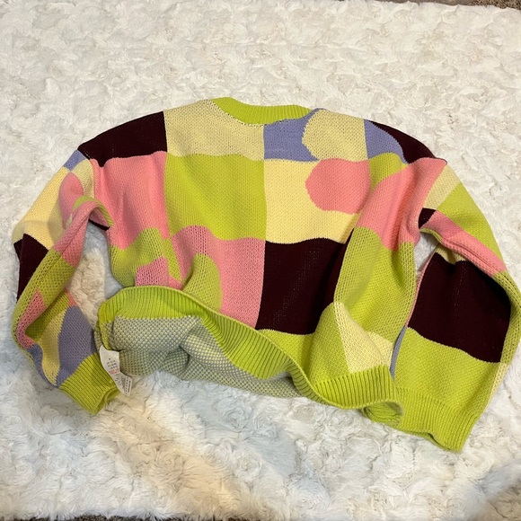 Colorful Patchwork Sweater - Picture 2 of 6